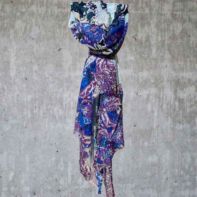 Sciarpa Grande 100% lana ❄️ Viola