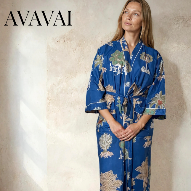 Accappatoio estivo in 100% cotone 🌱 Majorelle