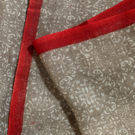 Sciarpa 100% Lana ❄️ Nastro Rosso