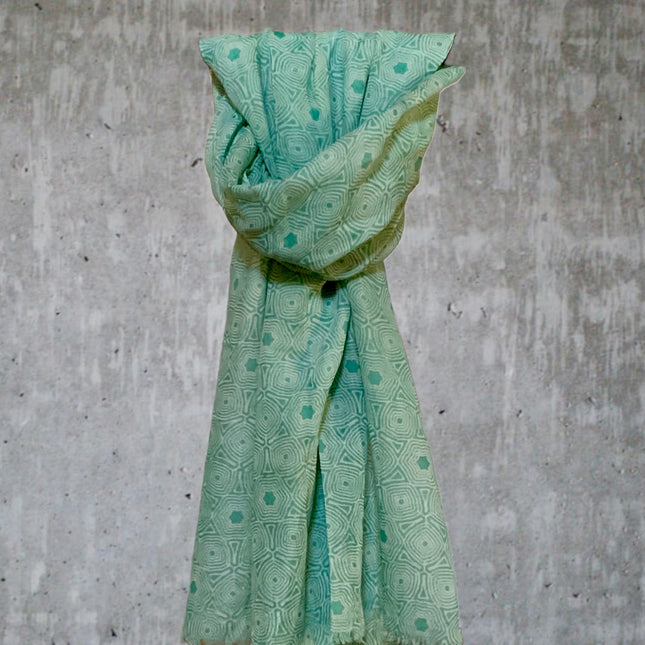 Sciarpa 100% Lana ❄️ Verde Acqua