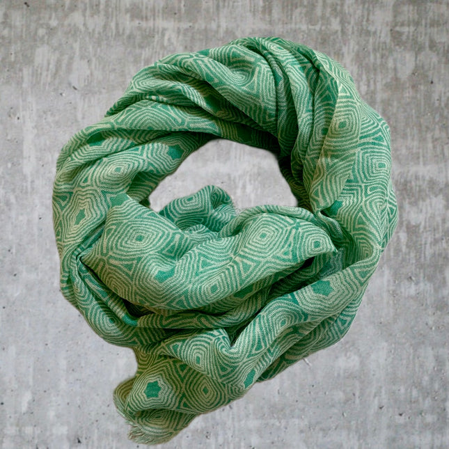 Sciarpa 100% Lana ❄️ Verde Acqua