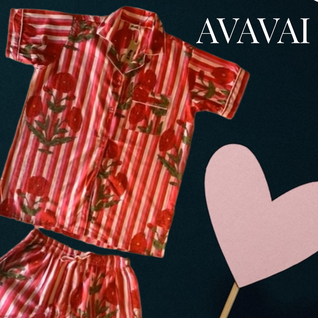 Pj's or Beach Set ✨Red  Rhubarb