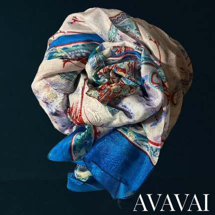 Foulard 100% Seta ❤️ Pompadour