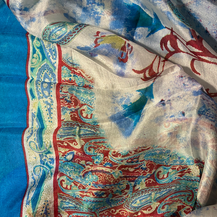 Foulard 100% Seta ❤️ Pompadour