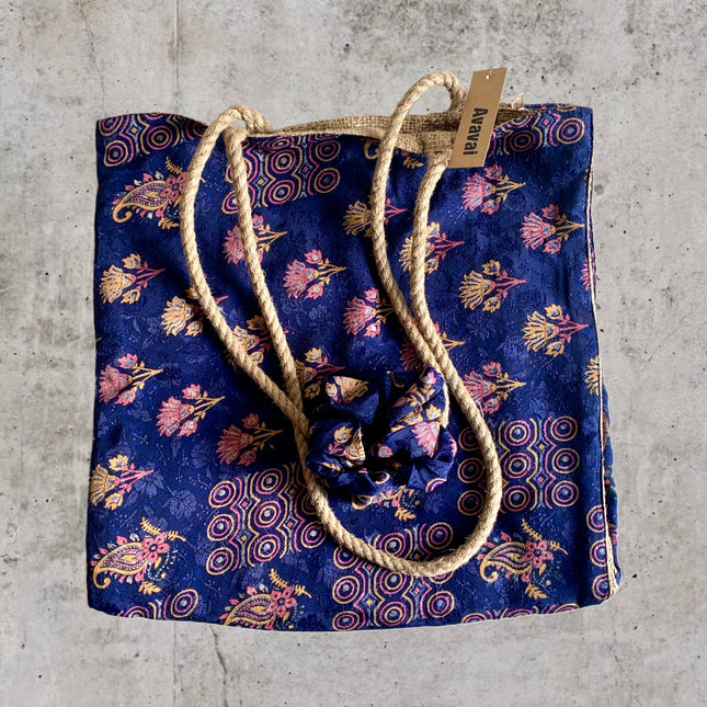 The Silkie Shopper Bag + Scrunchie ★ Royal Blue