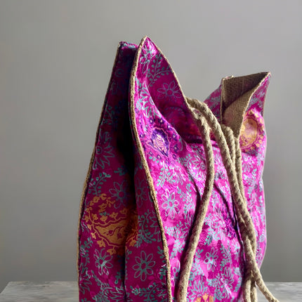 The Silky Shopper Bag + Scrunchie ★ Magic Purple