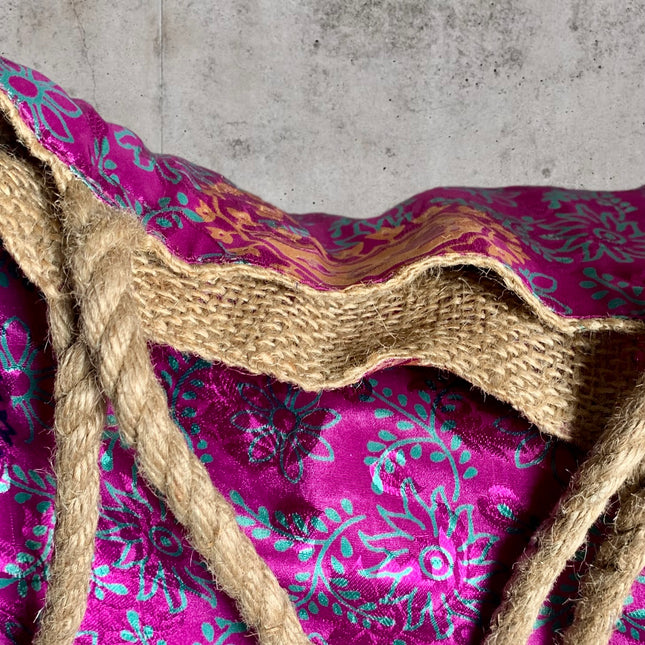 The Silky Shopper Bag + Scrunchie ★ Magic Purple