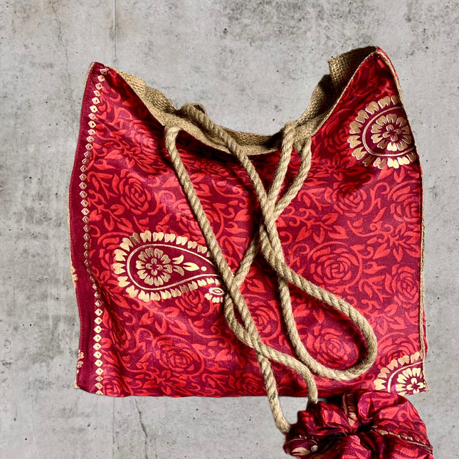The Silky Shopper Bag + Scrunchie ★ Gibraltar