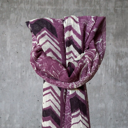 Sciarpa 100% Lana ❄️ Freccia Viola