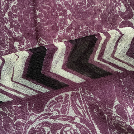 Sciarpa 100% Lana ❄️ Freccia Viola