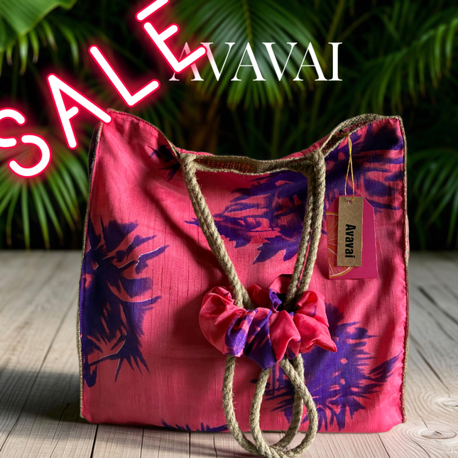 The Silky Tote Bag + scrunchie ☀️ Splash