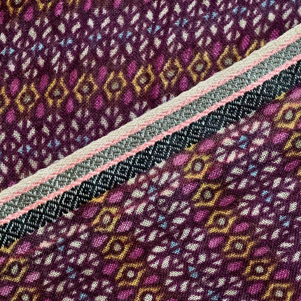 Sciarpa 100% Lana ❄️ Nastro Rosa