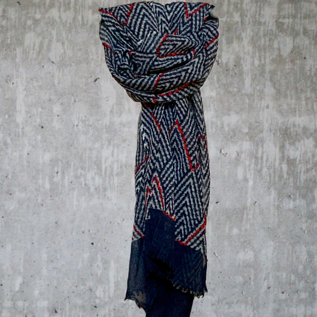 Sciarpa 100% Lana  ❄️ Red Stitch