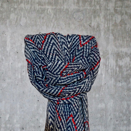 Sciarpa 100% Lana  ❄️ Red Stitch