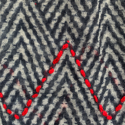 Sciarpa 100% Lana  ❄️ Red Stitch