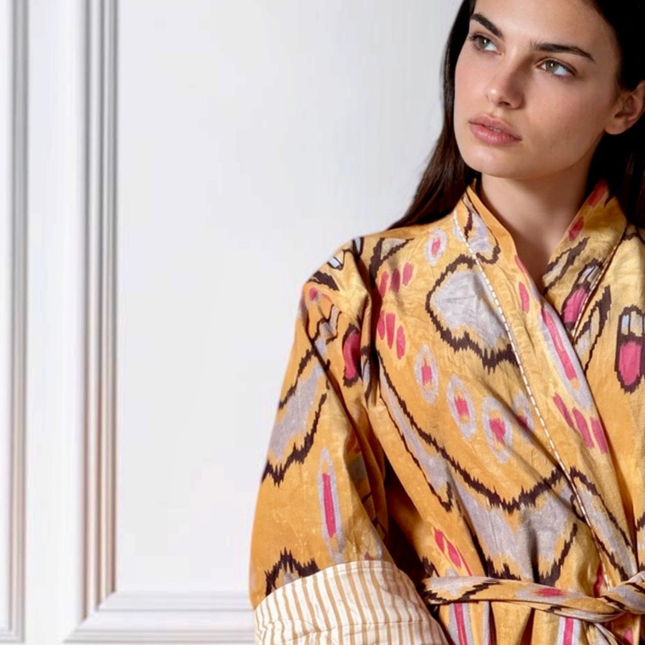 Vestaglia in Velluto ☆ Ikat