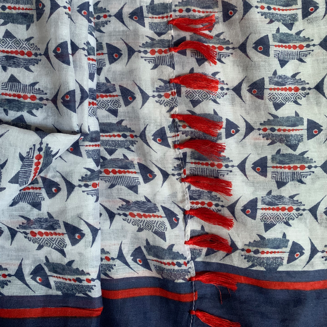 Beach Sarong / Sciarpa ✨ Salty Fish