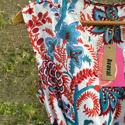 Vestito Midi con cintura in cordone e nappina ❤︎ Osaka