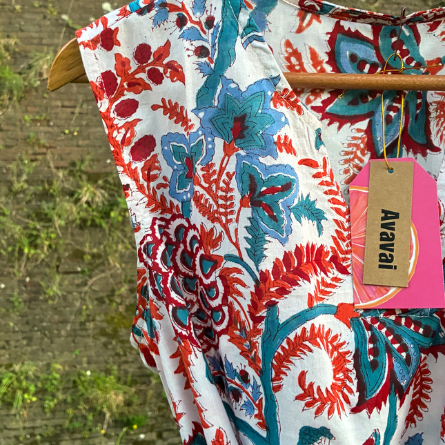 Vestito Midi con cintura in cordone e nappina ❤︎ Osaka