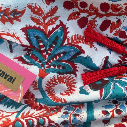 Vestito Midi con cintura in cordone e nappina ❤︎ Osaka