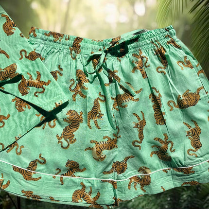 Pj's or Beach Set 🐾  Green Madagascar