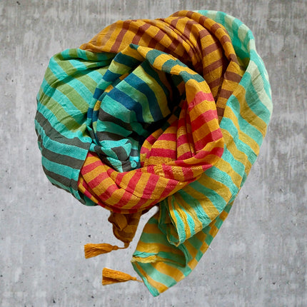 Sciarpa/ Beach Sarong Cotone ★ Summer Stripes