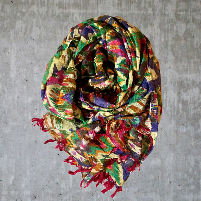 Sciarpa/ Beach Sarong Cotone ★ Ikat