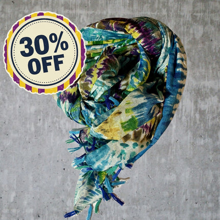 Sciarpa/ Beach Sarong Cotone ★ Batik