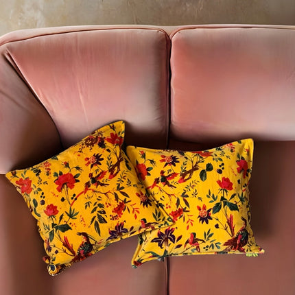 Federa per Cuscino in Velluto ✨ Exotic Yellow
