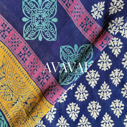 Sciarpa/ Beach Sarong Cotone ★ Indigo