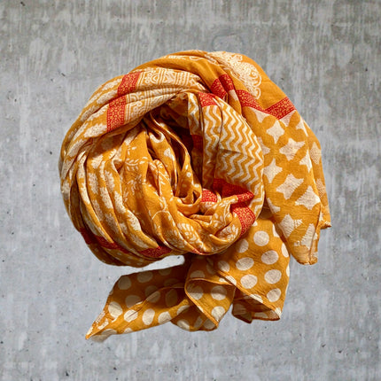 Sciarpa/ Beach Sarong Cotone ★ Royal Yellow