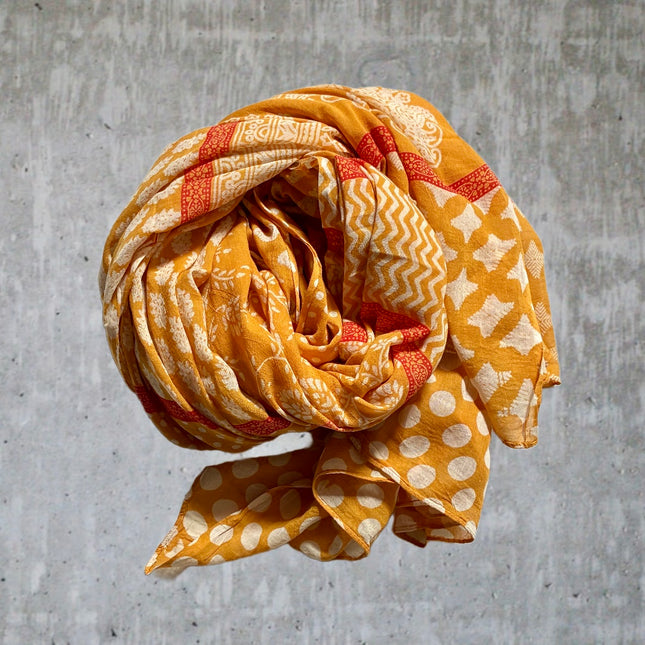 Sciarpa/ Beach Sarong Cotone ★ Royal Yellow