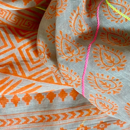 Sciarpa/ Beach Sarong Cotone ★ Tangerine