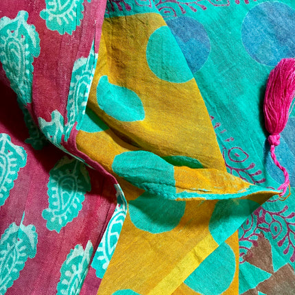 Sciarpa/ Beach Sarong Cotone ★ Bagru