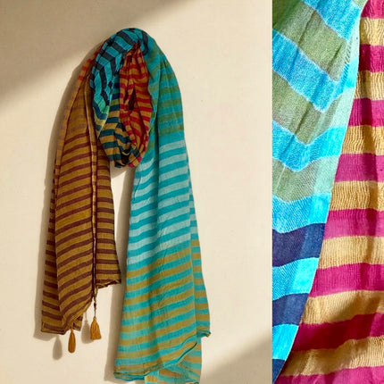 Sciarpa/ Beach Sarong Cotone ★ Summer Stripes