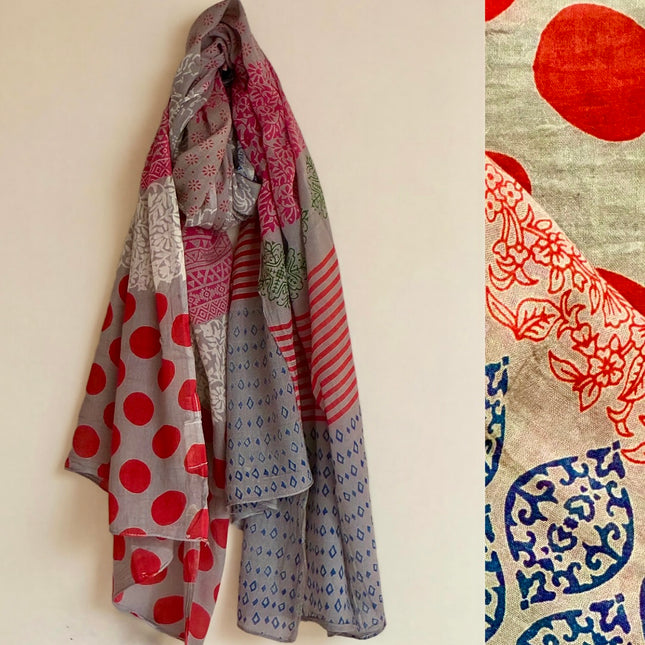 Sciarpa/ Beach Sarong Cotone ★ Red Dot