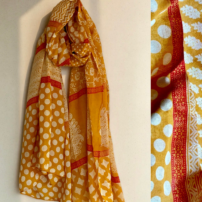 Sciarpa/ Beach Sarong Cotone ★ Royal Yellow