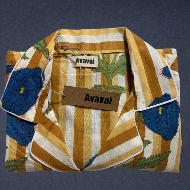 Pigiama Lungo 🍁 Blue Lily