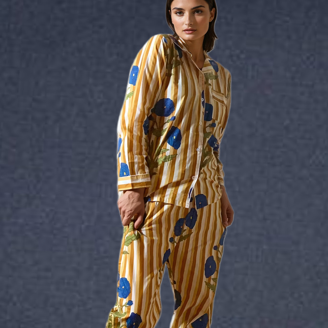 Pigiama Lungo 🍁 Blue Lily