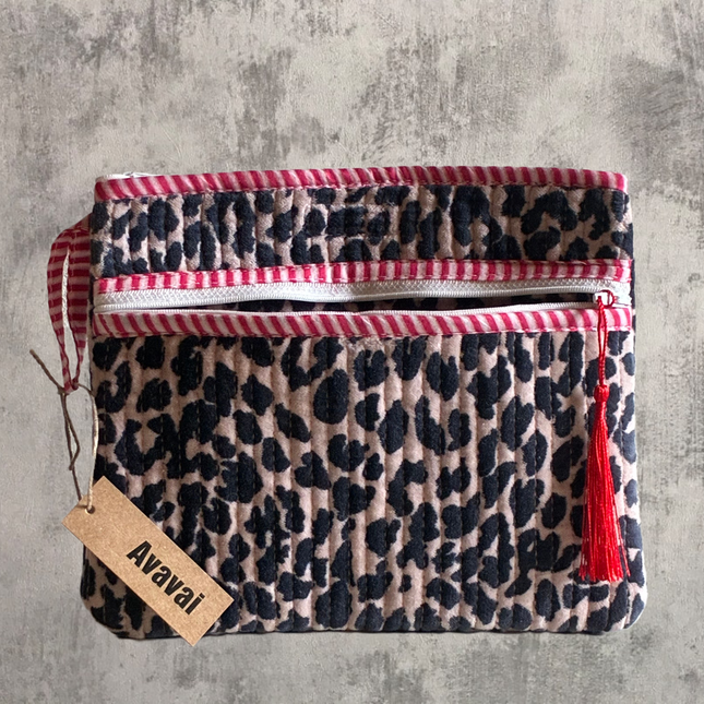 Mini bag / Clutch in Velluto ☆ Animal Print
