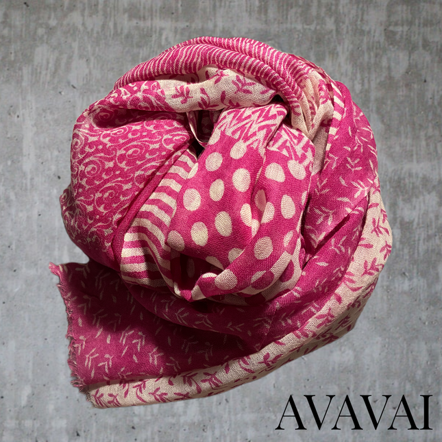 Sciarpa 100% Lana ❄️ Fucs Patch