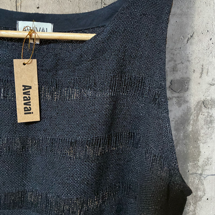 Top Cotone Grezzo Naturale 🌱 Nero