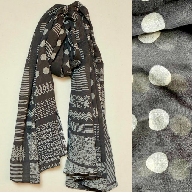 Sciarpa/ Beach Sarong Cotone ★ Grigia