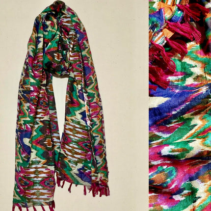 Sciarpa/ Beach Sarong Cotone ★ Ikat