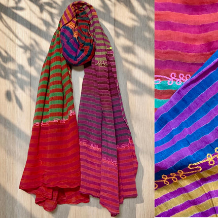 Sciarpa/ Beach Sarong Cotone ★ Punch