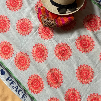 Telo Mare 100% Cotone ❤︎  Happy ❤︎ Love ❤︎ Peace ❤︎ Joy
