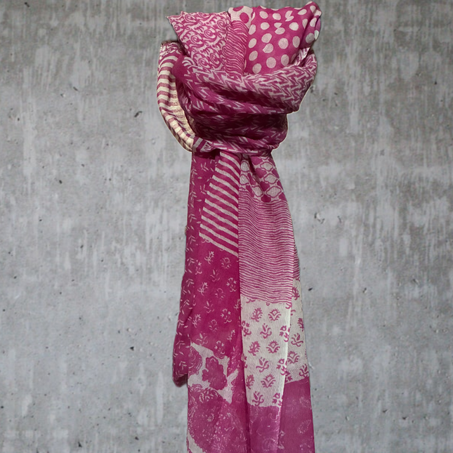 Sciarpa 100% Lana ❄️ Fucs Patch