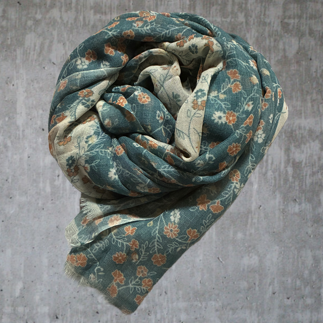 Sciarpa 100% Lana ❄️ Giardino