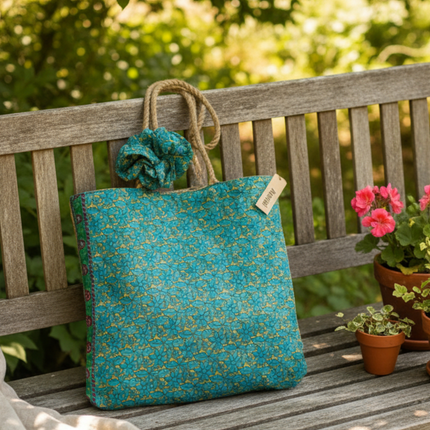 The Silky Shopper Bag + Scrunchie ★ Babilonia