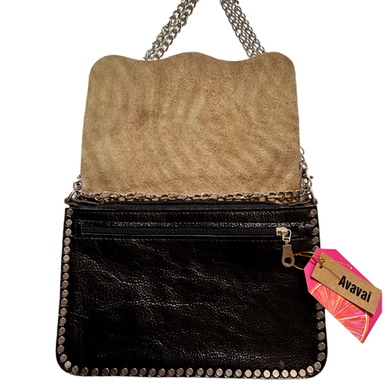 Leather Bag   🐾 Zebra su nero